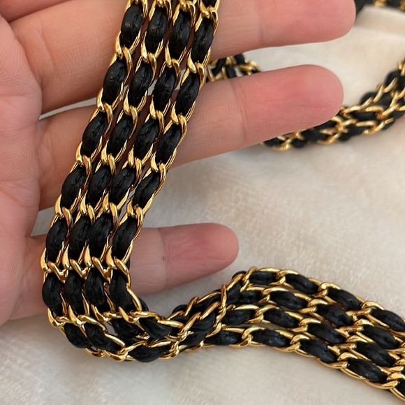 Chanel Vintage Quilted Multi-chain 24K Gold Coated Hardware Mini Crossbody Bag - Picture 5 of 17